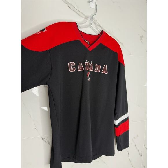 Nike Team Canada Hockey Jersey Black XL Youth - Picture 2 of 6